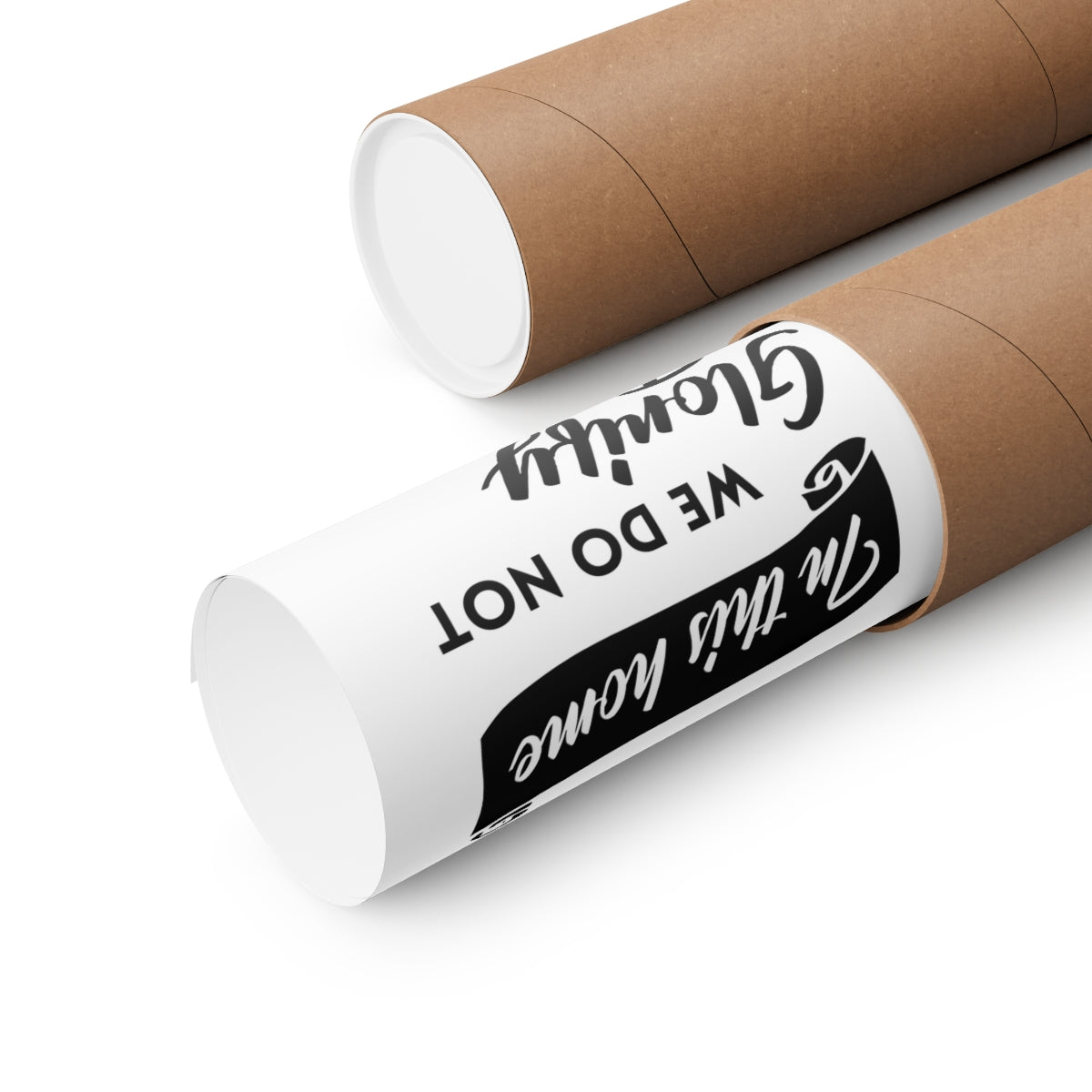 "In This Home We Do Not Glorify Burnout" Poster